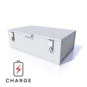 BRABOX L Charge <br><br>Brandschutzbox mit Steckdose zum Laden von Akkus