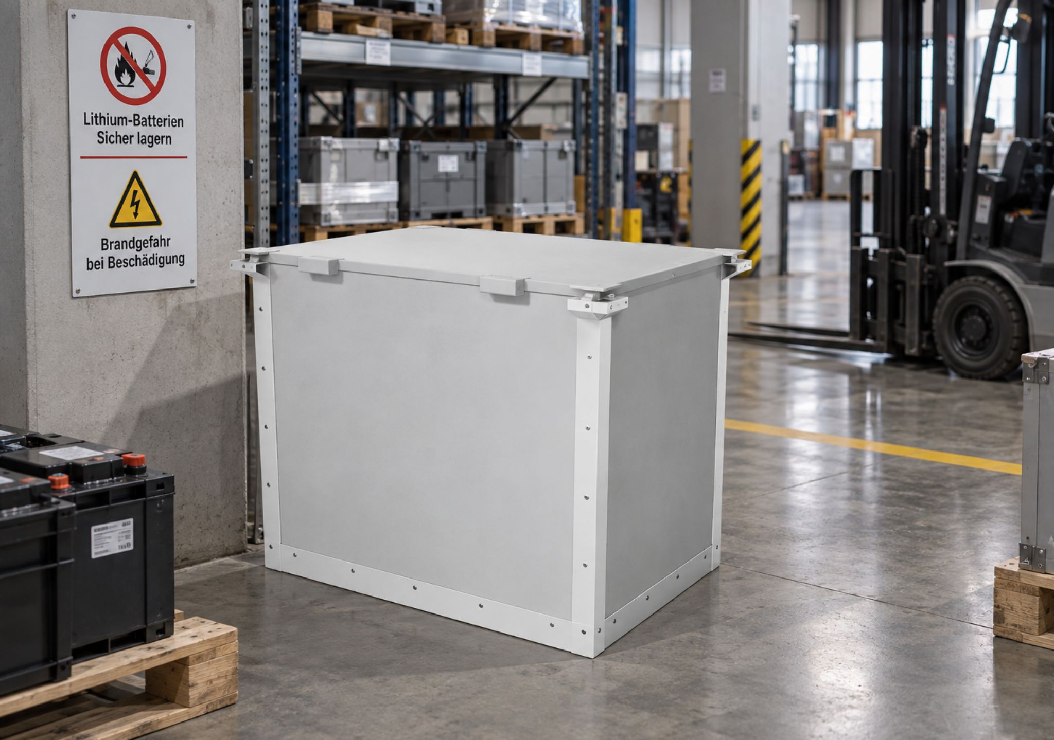 BRABOX PRO <br><br>Industrielle Brandschutzbox für Lithium-Akkus – Bild 9