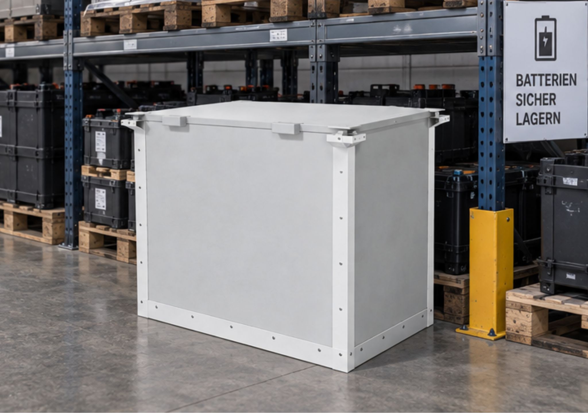 BRABOX PRO <br><br>Industrielle Brandschutzbox für Lithium-Akkus – Bild 8