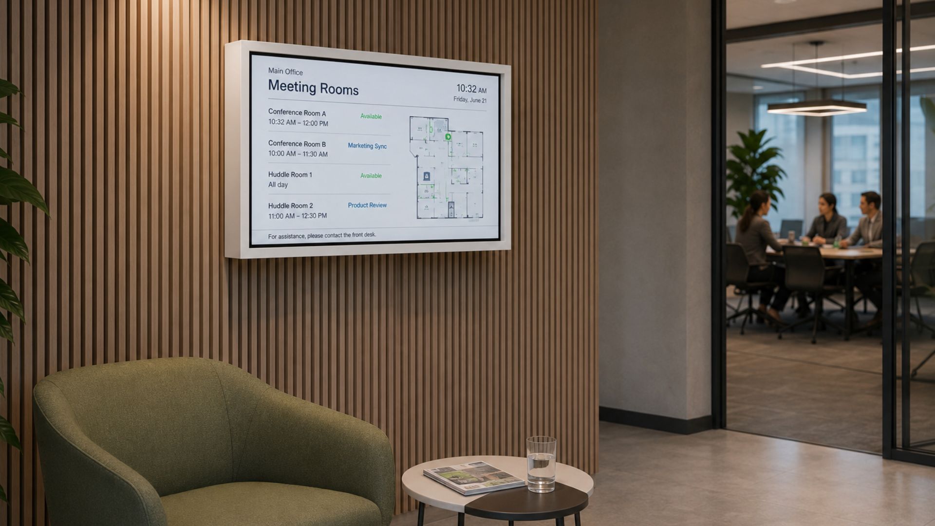Kordial Brandschutzlösung für Displays und Monitore